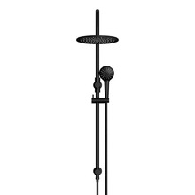 Round Gooseneck 300mm Twin Shower with 3 function Hand Shower